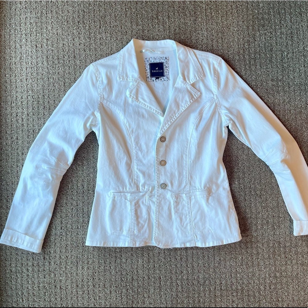 White Casual Jacket